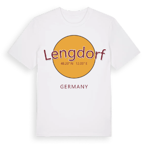 Lengdorf cirkel t-shirt – ekologisk bomull t-shirt från Pinshirt