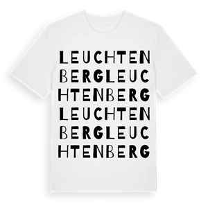 Leuchtenberg ordlek t-shirt – ekologisk bomull t-shirt från Pinshirt