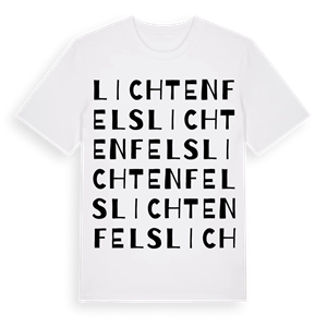 Lichtenfels ordlek t-shirt – ekologisk bomull t-shirt från Pinshirt