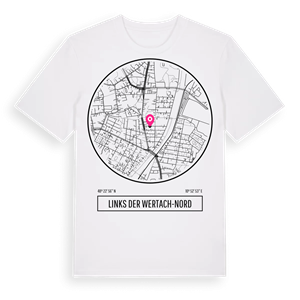 Links der Wertach-Nord t-shirt – ekologisk bomull t-shirt från Pinshirt