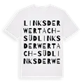 Links der Wertach-Süd ordlek t-shirt