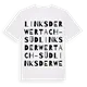 Links der Wertach-Süd ordlek t-shirt