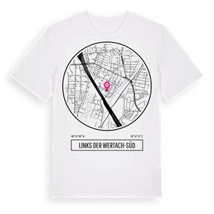 Links der Wertach-Süd t-shirt – ekologisk bomull t-shirt från Pinshirt