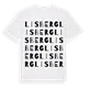 Lisberg ordlek t-shirt