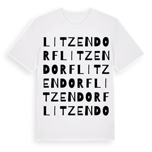 Litzendorf ordlek t-shirt – ekologisk bomull t-shirt från Pinshirt