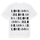 Lohr am Main ordlek t-shirt