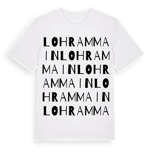 Lohr am Main ordlek t-shirt – ekologisk bomull t-shirt från Pinshirt