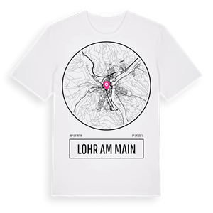 Lohr am Main t-shirt – ekologisk bomull t-shirt från Pinshirt
