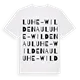Luhe-Wildenau ordlek t-shirt