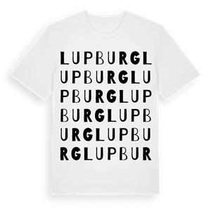 Lupburg ordlek t-shirt – ekologisk bomull t-shirt från Pinshirt