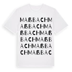 Maßbach ordlek t-shirt – ekologisk bomull t-shirt från Pinshirt