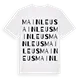 Mainleus ordlek t-shirt