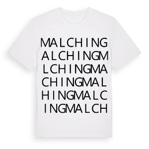 Malching ordlek t-shirt – ekologisk bomull t-shirt från Pinshirt