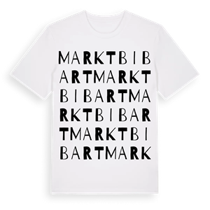 Markt Bibart ordlek t-shirt – ekologisk bomull t-shirt från Pinshirt