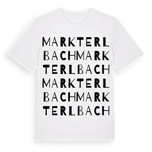 Markt Erlbach ordlek t-shirt – ekologisk bomull t-shirt från Pinshirt
