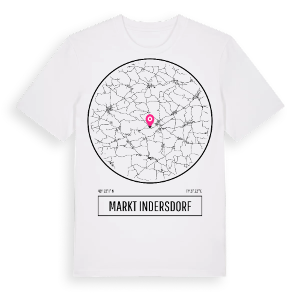 Markt Indersdorf t-shirt – ekologisk bomull t-shirt från Pinshirt