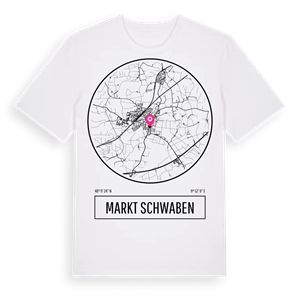 Markt Schwaben t-shirt – ekologisk bomull t-shirt från Pinshirt
