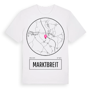 Marktbreit t-shirt – ekologisk bomull t-shirt från Pinshirt