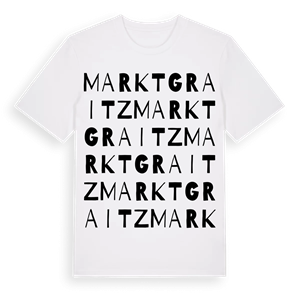 Marktgraitz ordlek t-shirt – ekologisk bomull t-shirt från Pinshirt