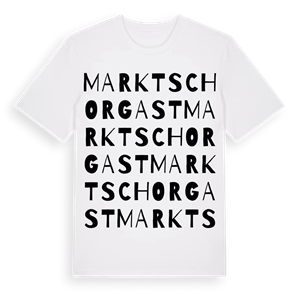 Marktschorgast ordlek t-shirt – ekologisk bomull t-shirt från Pinshirt