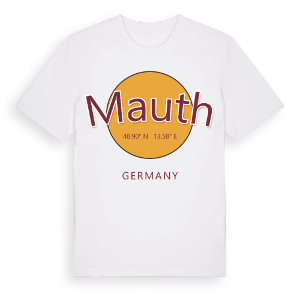 Mauth cirkel t-shirt – ekologisk bomull t-shirt från Pinshirt