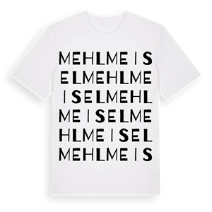 Mehlmeisel ordlek t-shirt – ekologisk bomull t-shirt från Pinshirt