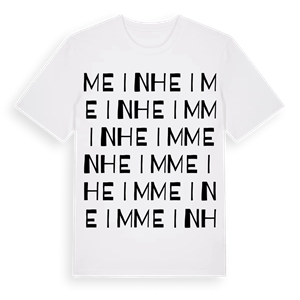 Meinheim ordlek t-shirt – ekologisk bomull t-shirt från Pinshirt