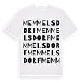 Memmelsdorf ordlek t-shirt