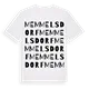 Memmelsdorf ordlek t-shirt