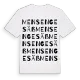 Mensengesäß ordlek t-shirt