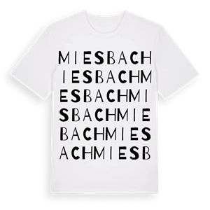 Miesbach ordlek t-shirt – ekologisk bomull t-shirt från Pinshirt
