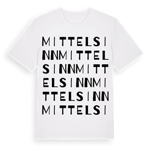 Mittelsinn ordlek t-shirt – ekologisk bomull t-shirt från Pinshirt
