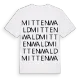 Mittenwald ordlek t-shirt