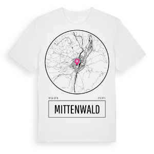 Mittenwald t-shirt – ekologisk bomull t-shirt från Pinshirt