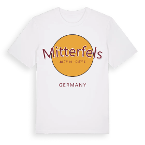 Mitterfels cirkel t-shirt – ekologisk bomull t-shirt från Pinshirt