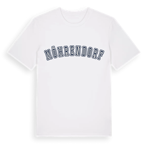 Möhrendorf college t-shirt – ekologisk bomull t-shirt från Pinshirt