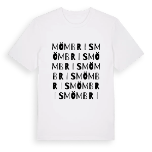 Mömbris ordlek t-shirt – ekologisk bomull t-shirt från Pinshirt