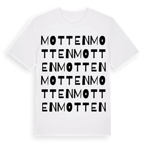 Motten ordlek t-shirt – ekologisk bomull t-shirt från Pinshirt