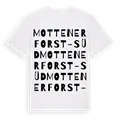 Mottener Forst-Süd ordlek t-shirt