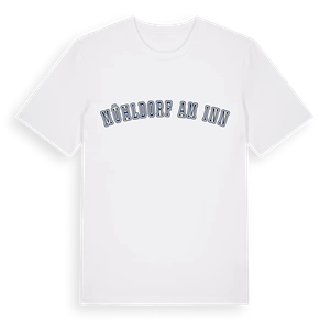 Mühldorf am Inn college t-shirt – ekologisk bomull t-shirt från Pinshirt