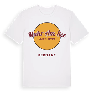 Muhr am See cirkel t-shirt – ekologisk bomull t-shirt från Pinshirt