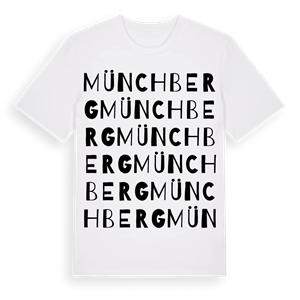 Münchberg ordlek t-shirt – ekologisk bomull t-shirt från Pinshirt