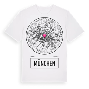 München t-shirt – ekologisk bomull t-shirt från Pinshirt