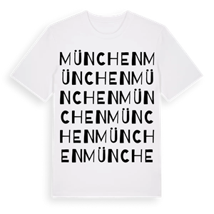München ordlek t-shirt – ekologisk bomull t-shirt från Pinshirt