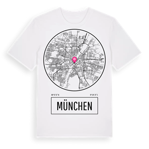 München t-shirt – ekologisk bomull t-shirt från Pinshirt