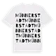 Münnerstadt ordlek t-shirt