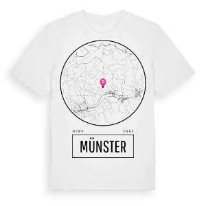 Münster t-shirt – ekologisk bomull t-shirt från Pinshirt