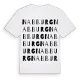 Nabburg ordlek t-shirt