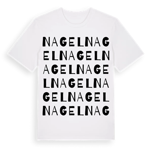 Nagel ordlek t-shirt – ekologisk bomull t-shirt från Pinshirt