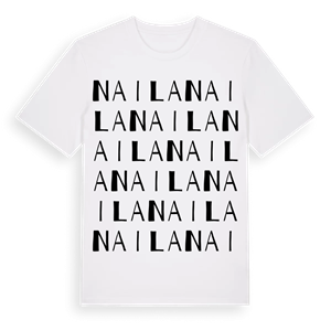 Naila ordlek t-shirt – ekologisk bomull t-shirt från Pinshirt